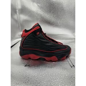Nike Air Jordan Shoes Pro Strong Black Red DC7911-006 GS Size 6Y. #4